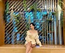 트와이스 미나, 초미니 원피스로 뽐낸 '우월 각선미'