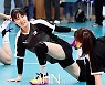 염혜선 '훈련은 즐겁게'[포토]