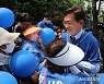 송영길 민주당 서울시장 후보 '길음 찾아 유세'