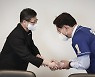 송영길 민주당 서울시장 후보 '천주교 서울대교구 정순택 대주교 예방'
