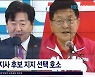도지사 후보 지지 선택  호소