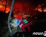 화염 속으로 뛰어든 산림청 공중진화대