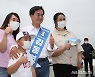 임진각에서 시민들 만난 김동연 후보