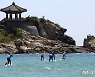 부산시장배 국제서핑대회 SUP레이스 여자부 경기