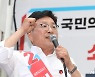 "제주도민 자기결정권 무시"..허향진 '이재명 때리기' 총력 유세