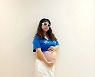 홍현희, 방구석 셀프 만삭 화보? 깜짝 공개한 D라인 "출산 D-55"[★SNS]