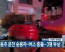 대전서 음주 운전 승용차-버스 충돌..3명 부상