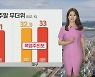 [날씨] 주말 30도 안팎 더위..충청이남 요란한 소나기