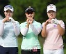 [포토]성유진,정윤지,홍정민 '하트 모양은 다르네'