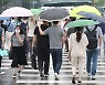 전국 곳곳 천둥·번개 동반 소나기..낮 최고기온 33도