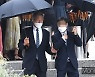 [머니S포토] 결혼식장 나서는 정몽준 이사장