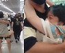 '임신' 김영희, 만삭 몸으로 '대롱대롱'..♥10살 연하 남편 '격한 환영'