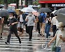 서울 시내에 쏟아지는 장맛비