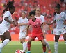 여자축구, '도쿄 금메달' 캐나다 상대로 대등한 경기
