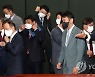 기념촬영 마친 금감원장-증권·운용사 대표들