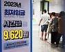 '최저임금 9,620원', 소상공인도 민주노총도 반발했지만
