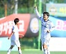 [포토] 울산과학대 이진주 'PK골 성공'