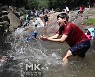 [포토] 과천향교 계곡에서 물놀이하며 더위 날리는 어린이들