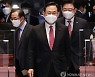 與, 속전속결 비대위 전환..위원장에 주호영