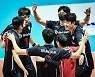 "일본은 없다!" 허수봉·나경복 쌍포 폭발..운명의 한일전 풀세트승