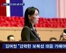 김여정 첫 공개연설 "김정은 심하게 앓아..전단 살포한 남한에 보복"