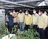 이성희 농협회장, 호우피해 농업현장서 "전사적 역량 모을 것"