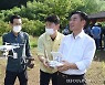 의정부시 '중랑천 생태조성' 드론투입