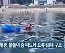 포항 해경, 물놀이 중 파도에 표류 60대 구조