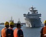 인도 우려에도..스리랑카 도착한 중국 선박