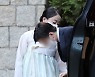아들과 제사 참석하는 노현정