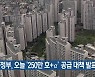 정부, 오늘 '250만 호+알파' 공급 대책 발표