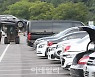 [포토]기록적인 폭우에 침수된 차량들