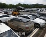 [포토]침수차량들로 가득 찬 주차장