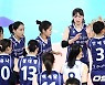 한국도로공사,'B조 1위로 준결승 진출' [사진]
