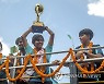 BANGLADESH SOCCER VICTORY PARADE
