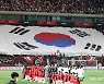대형 태극기 펄럭이는 카메룬전