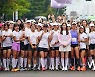 김연아 '런온서울 참가자들과 함께~'[포토]