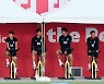 태극전사들은 회복 훈련중