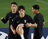 훈련하는 조규성