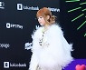 [T포토] 해린 '솜사탕 패션'