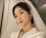 "현민이 결혼해요"… 박지현, 눈부신 웨딩드레스 자태 공개