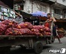 필리핀 마닐라의 시장서 판매 중인 양파