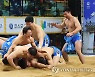 단체전 우승 차지한 송곡고 씨름부