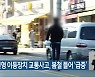 개인형 이동장치 교통사고, 봄철 들어 ‘급증’