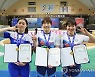 전국장사씨름대회 여자부 개인전 체급별 우승자