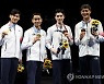 '오상욱 복귀' 펜싱 남자 사브르, 부다페스트 월드컵 단체 우승