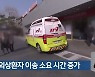 중증 외상환자 이송 소요 시간 증가
