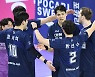 '우승 공식 성립' 대한항공, 챔프 1, 2차전 모두 잡고 100% 확률 확보