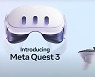 메타, 신형 VR 헤드셋 '퀘스트3' 공개…65만원 '가성비로' 애플 견제