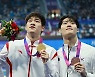 [아시안게임] 중국, 수영 첫날 7개 금메달 싹쓸이…아시아신기록 2개